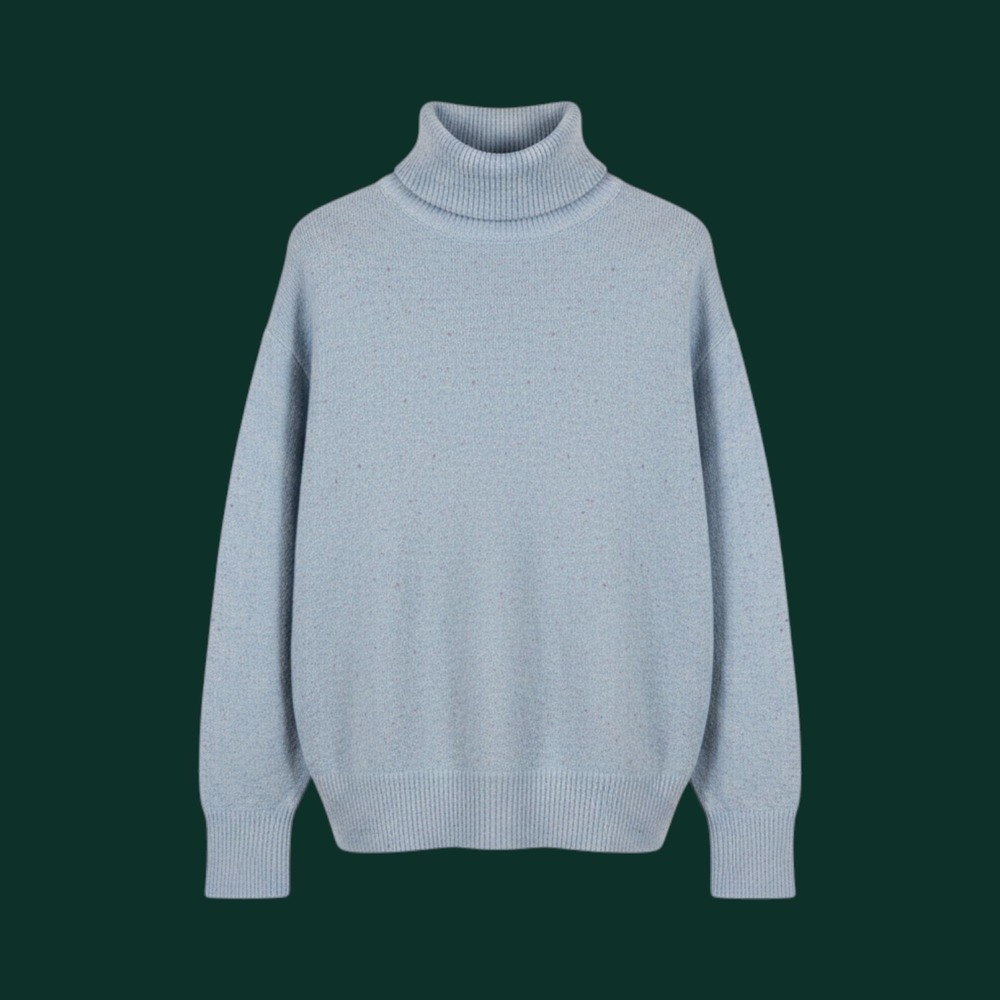 Urban Outfitters Turtleneck Sweater Women S Blue Excellent Cozy Knit Pullover